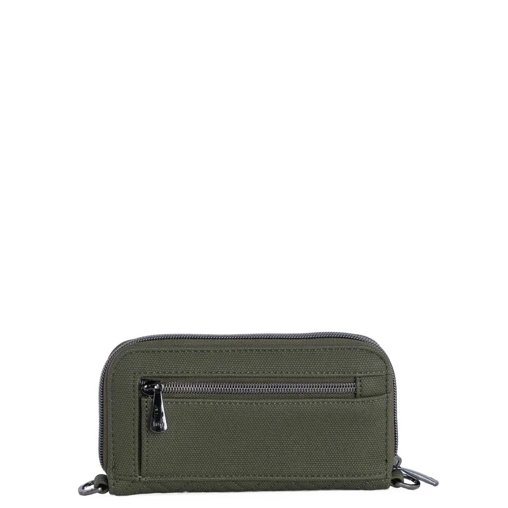 Whirly Matte Luxe Wristlet Wallet NWT Olive Green - Picture 4 of 6